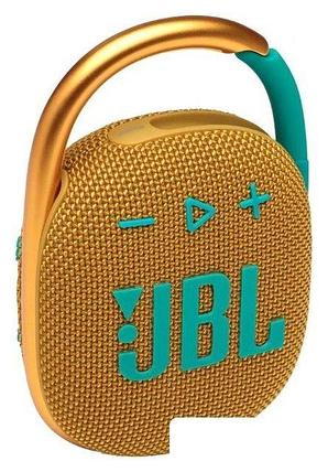 Беспроводная колонка JBL Clip 4 (желтый), фото 2