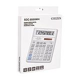 Калькулятор настольный Citizen "SDC-888XWH", 12-разрядный, белый, фото 2