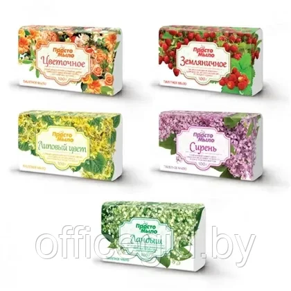 Мыло туалетное Цветочное, 100 г