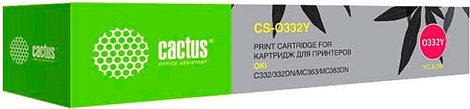 Картридж CACTUS CS-O332Y (аналог OKI 46508733)