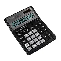 Калькулятор настольный Citizen "SDC-395N", 16-разрядный, черный