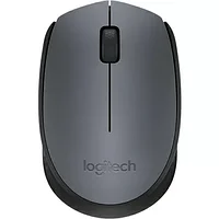 Мышь Logitech "M170 Grey", беспроводная, 1000  dpi, 3 кнопки, серый