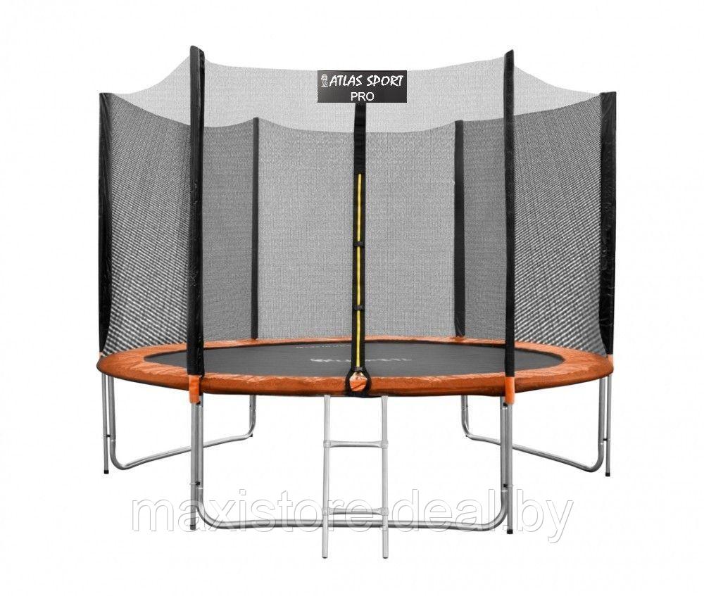 Батут Atlas Sport 312 см - 10ft PRO ORANGE с внешней сеткой и лестницей - фото 2 - id-p155823942