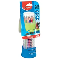 Цветные карандаши "Flex Box", 12 цветов