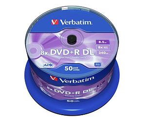 DVD+R диск Verbatim 8.5Gb 8x 43758 (50 шт.)