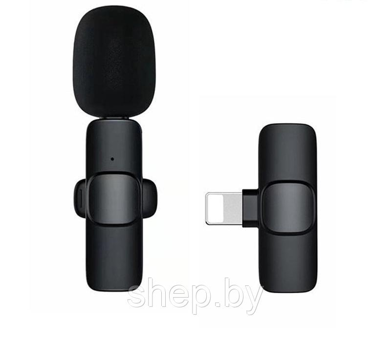 Беспроводной петличный микрофон для IOS , Android Wireless Microphone K8 с переходником - фото 2 - id-p180093122