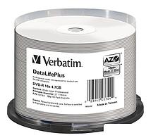 DVD-R диск Verbatim 4.7GB 16x 43744 (50 шт.)