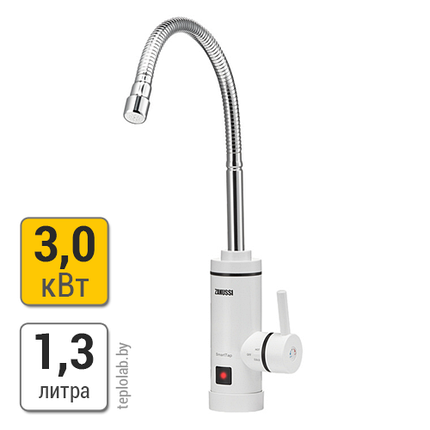 Zanussi SmartTap кран-водонагреватель проточный, 3 квт, фото 2