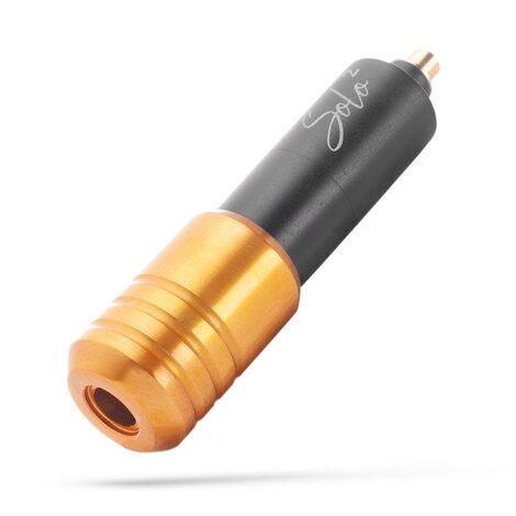 Тату машинка Burlak Tattoo Machines Solo 2 Matte Black-Gold + 2 держателя 32 мм, фото 1