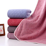 Набор полотенец банное и для лица в подарочком мешочке (нежно-розовый), фото 3