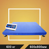 Весы МП 600 ВЕДА Ф-1 (100/200; 800х600) платформенные "Циклоп 04"