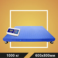 Весы МП 1000 ВЕЖА Ф-1 (200/500; 800х600) платформенные "Циклоп 04"