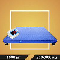 Весы МП 1000 ВЕДА Ф-1 (200/500; 800х600) платформенные "Циклоп 07"