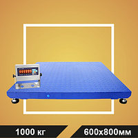 Весы МП 1000 ВЕДА Ф-1 (200/500; 800х600) платформенные "Циклоп 12С"
