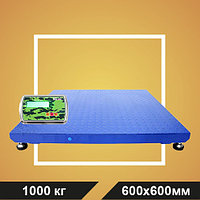 Весы МП 1000 ВЕЖА Ф-1 (200/500; 600х600) платформенные "Красная армия"