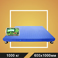 Весы МП 1000 ВЕЖА Ф-1 (200/500; 600х1000) платформенные "Красная армия"