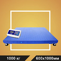 Весы МП 1000 ВЕЖА Ф-1 (200/500; 600х1000) платформенные "Циклоп 04"