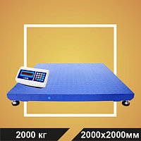 Весы МП 2000 ВЕДА Ф-1 (500/1000; 2000х2000) платформенные "Циклоп 04"