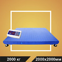 Весы МП 2000 МЕДА Ф-1 (500/1000; 2000х2000) платформенные "Циклоп 04"