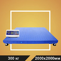 Весы МП 300 МЕЖА Ф-1 (50/100; 2000х2000) платформенные "Циклоп 04"