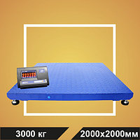 Весы МП 3000 ВЕДА Ф-1 (500/1000; 2000х2000) платформенные "Циклоп 12"