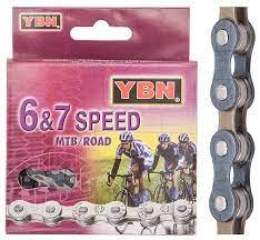 Цепь для велосипеда YBN S50 на 6-7 скоростей, 114 звеньев - фото 1 - id-p180108022