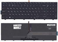 Клавиатура для ноутбука Dell Inspiron 15-3000 черная, с подсветкой