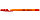 Ручка шариковая Berlingo Tribase Orange корпус оранжевый, стержень красный, фото 2