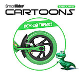 Детский беговел Small Rider Cartoons Deluxe EVA (зеленый) 2 тормоза, фото 4