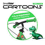 Детский беговел Small Rider Cartoons Deluxe EVA (зеленый) 2 тормоза, фото 5
