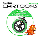 Детский беговел Small Rider Cartoons Deluxe EVA (зеленый) 2 тормоза, фото 6