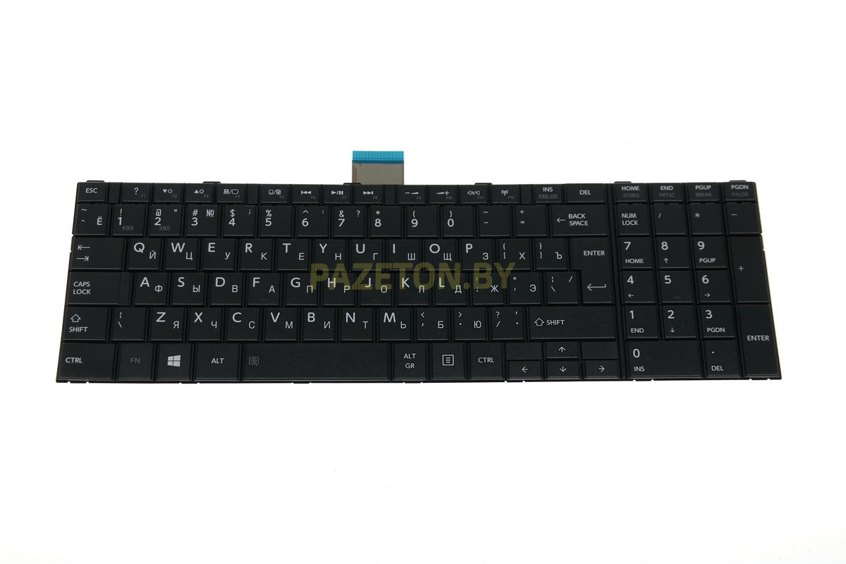 Клавиатура для ноутбука Toshiba Satellite C55D-A C55DT C55DT-A C55T-A черная