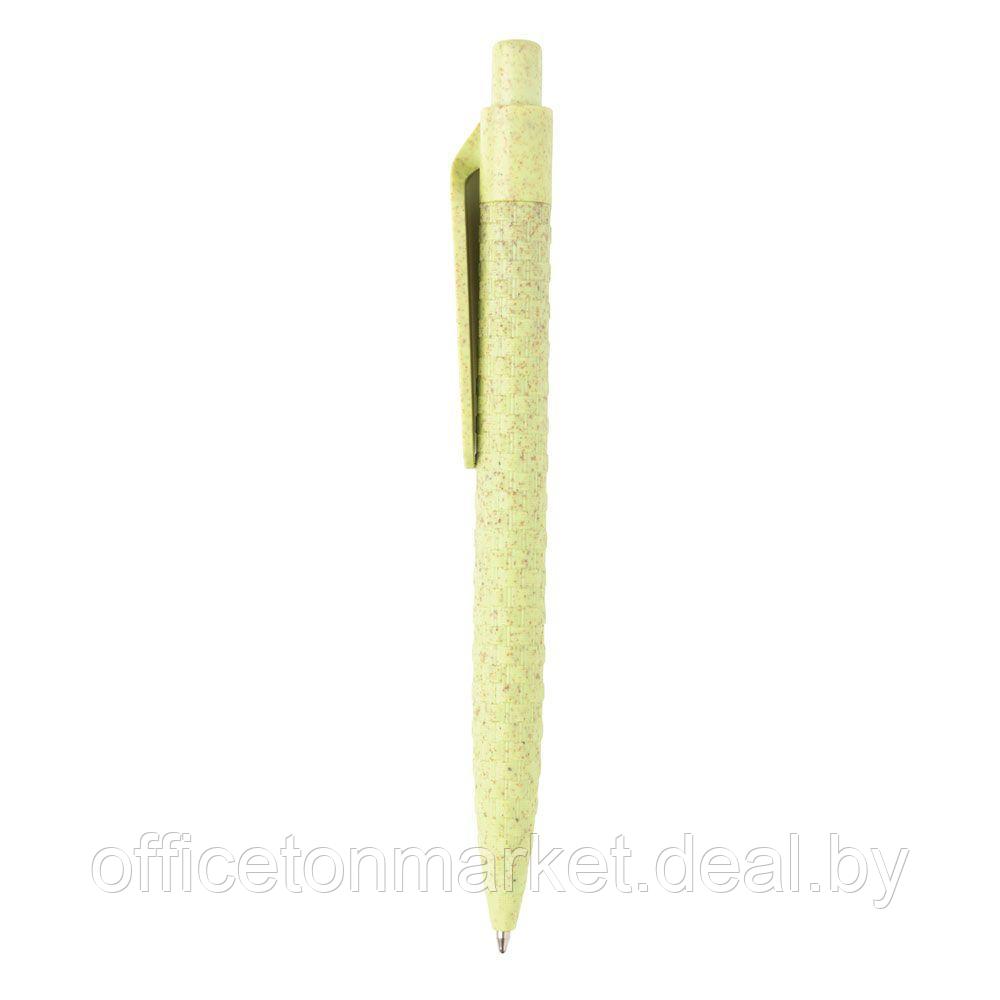 Ручка шариковая автоматическая "Wheat Straw", 1.0 мм, светло-зеленый, стерж. синий - фото 2 - id-p167092217