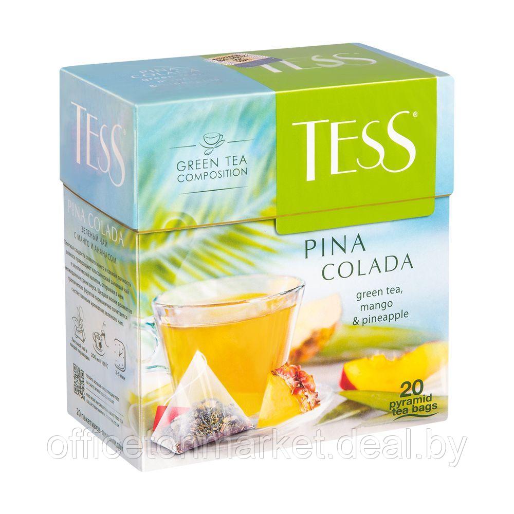 Чай "Tess" Pina Colada, 20 пакетиковx1.8 г, зеленый - фото 1 - id-p169019317