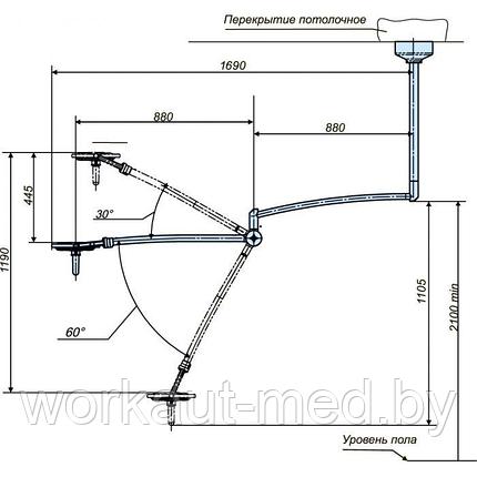 Светильник операционный потолочный «ЭМАЛЕД 200», фото 2