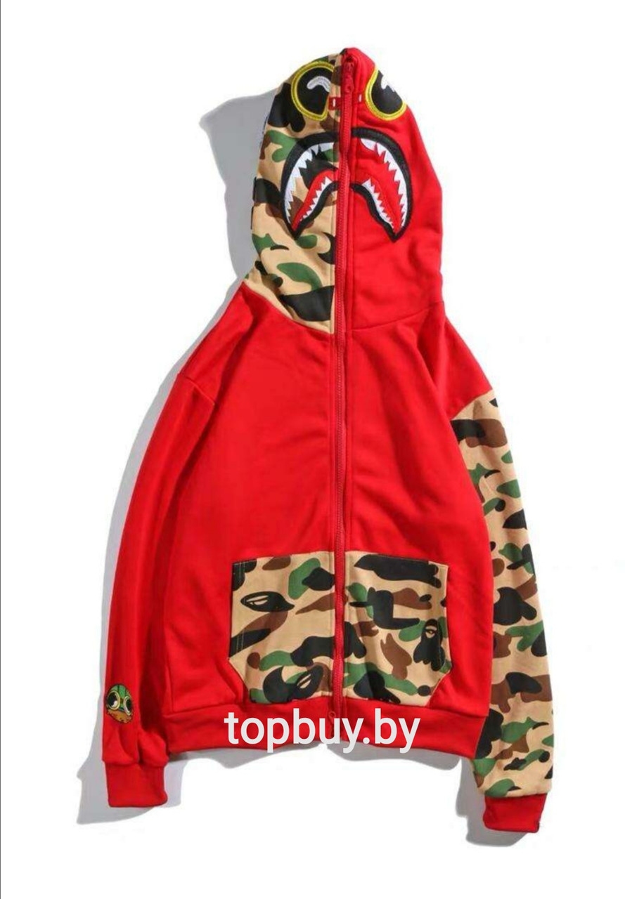 Худи на замке BAPE.