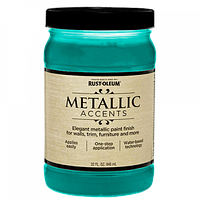 Декоративная краска Metallic Accentsnsе (с эффектом насыщенного металлика ) цвет Голубой ледник