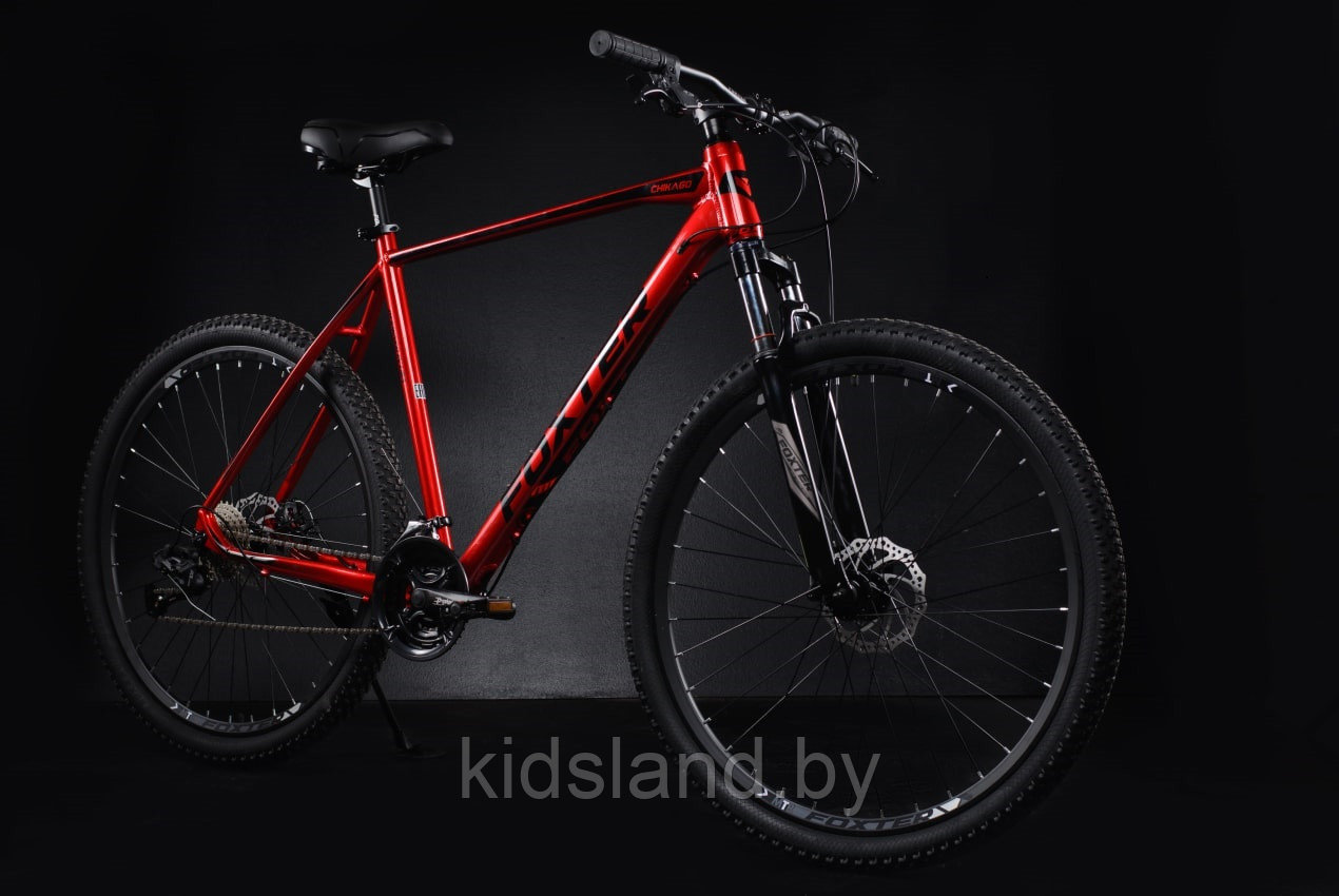 Велосипед Foxter ChicaGO 29'' 1*9x (красный глянец) - фото 1 - id-p180129889
