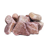 Камни для бани "Малиновый Кварцит" обволованный 20кг. (крупной фракции), фото 3
