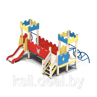 Детский игровой комплекс "Мини-крепость" арт. 005288 - фото 2 - id-p99963523