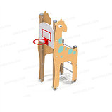 Детский спортивный комплекс "Жираф" с баскет. кольцом арт. 006150, фото 3