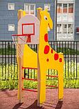 Детский спортивный комплекс "Жираф" с баскет. кольцом арт. 006150, фото 6
