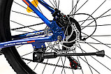 Горный велосипед RS Prime 27,5 (синий/красный), фото 9