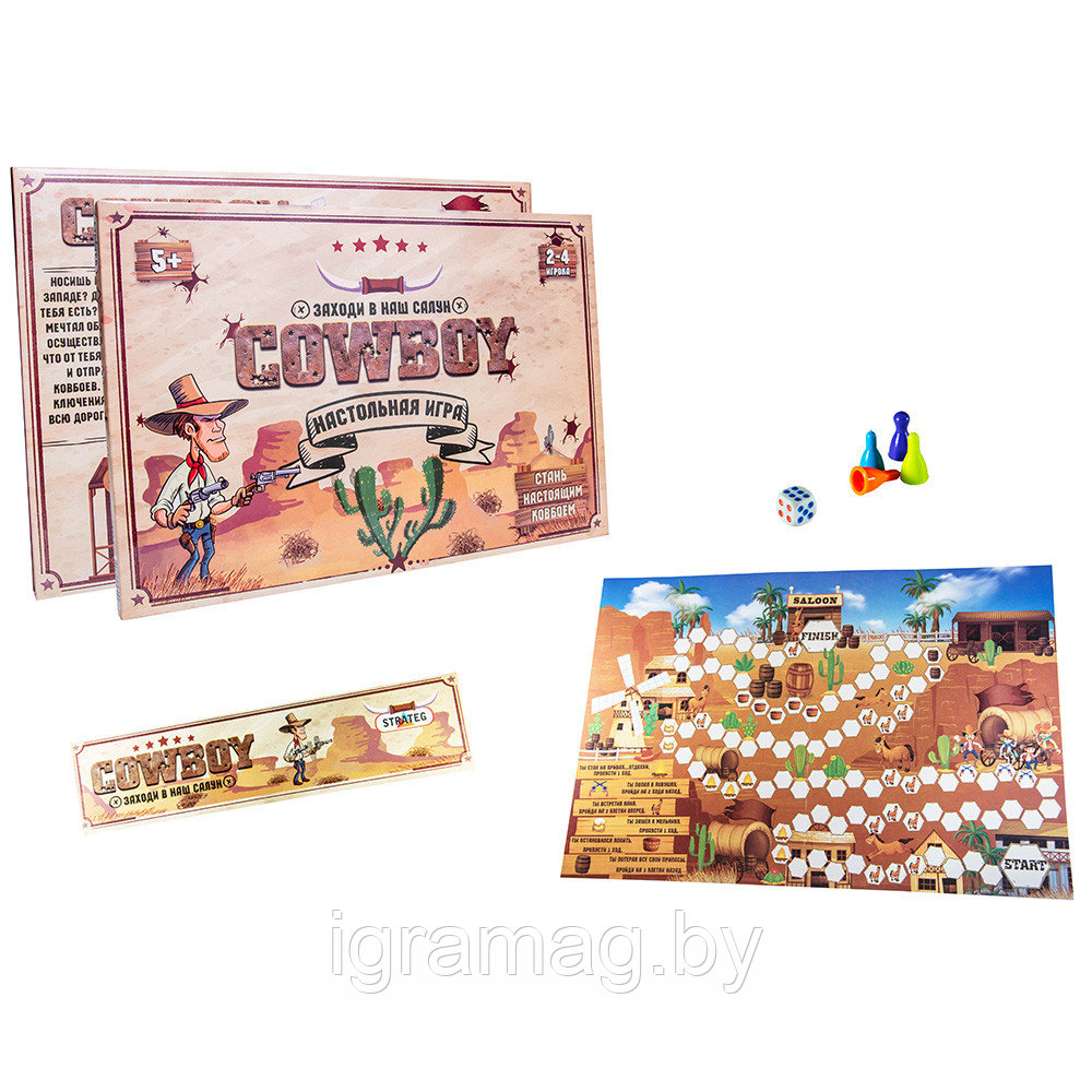 Настольная игра Ковбой Strateg Cowboy - фото 1 - id-p180130336