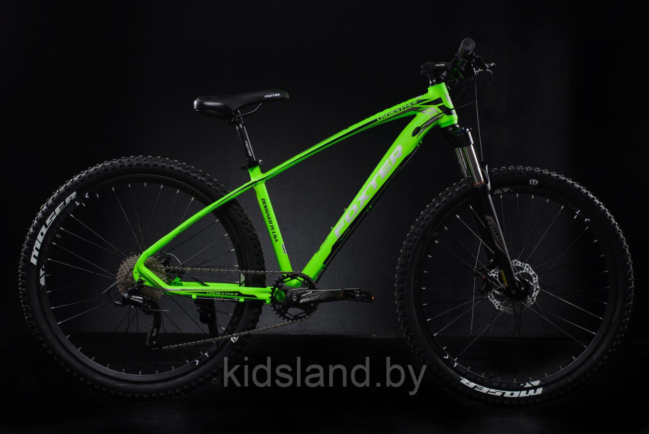 Велосипед Foxter Lincoln FT 4.0 9x 27.5" (зеленый) - фото 1 - id-p180132514