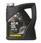 Моторное масло Mannol O.E.M. for Ford Volvo 5W-30 5л