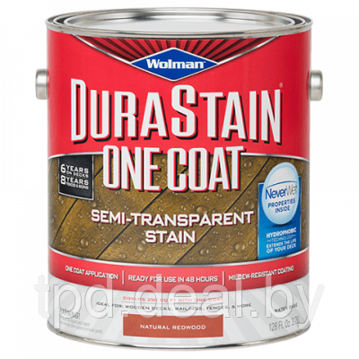 Пропитка DuraStain® Semi-Transparent Stain суперстойкая полупрозрачная для внут. и наруж. работ - фото 1 - id-p180133937