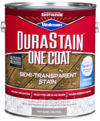 Пропитка DuraStain® Semi-Transparent Stain суперстойкая полупрозрачная для внут. и наруж. работ - фото 1 - id-p180133941