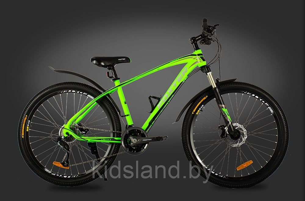 Велосипед Foxter Lincoln FT 4.0 7x 27.5"D (зеленый) - фото 1 - id-p180132402
