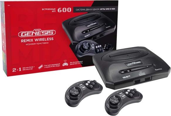 Игровая приставка Retro Genesis Remix Wireless (8+16Bit) + 600 игр - фото 1 - id-p180099014